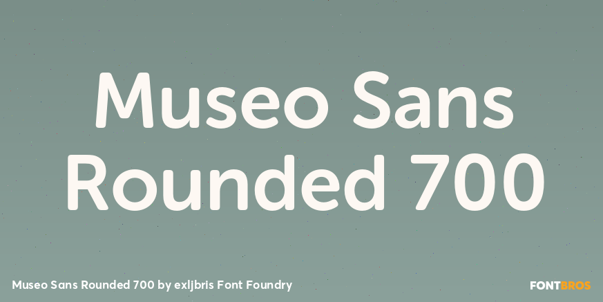 Museo Sans Rounded 700 Font Poster #1
