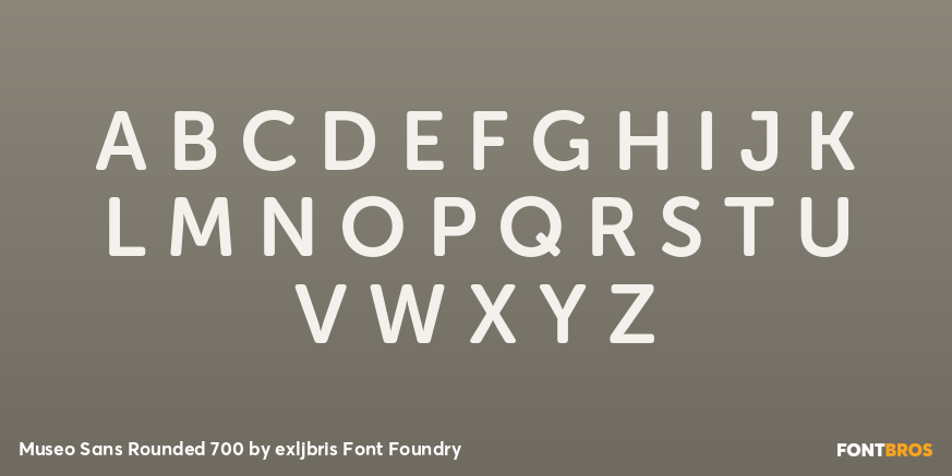 Museo Sans Rounded 700 Font Poster #2