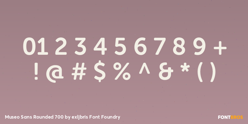 Museo Sans Rounded 700 Font Poster #4