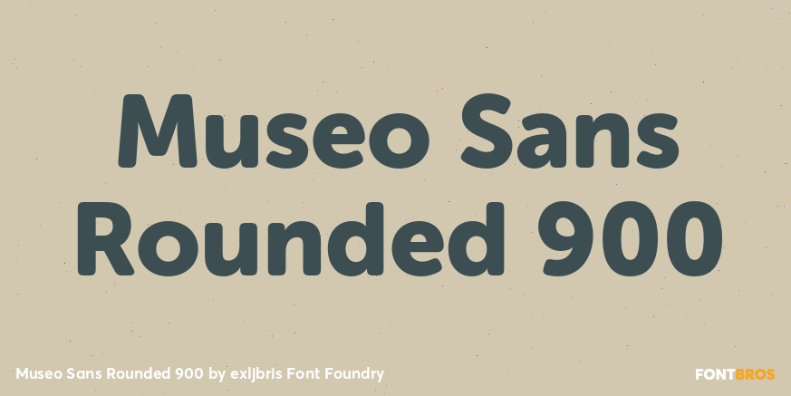 Museo Sans Rounded 900 Font Poster #1
