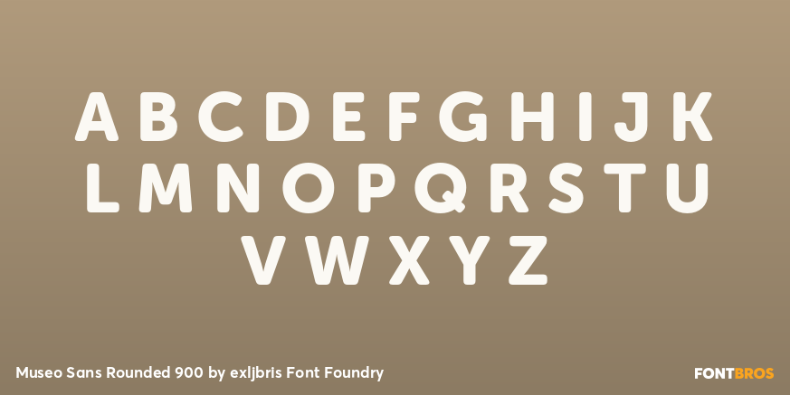 Museo Sans Rounded 900 Font Poster #2