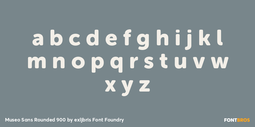 Museo Sans Rounded 900 Font Poster #3