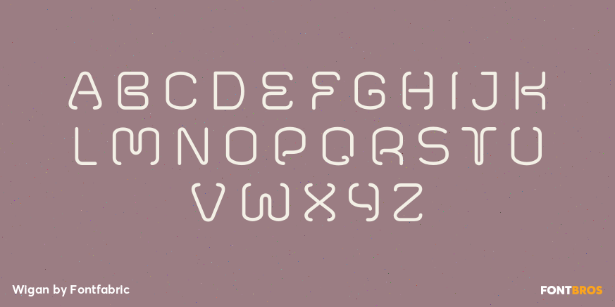 Wigan Font Poster #2