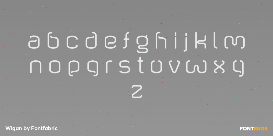 Wigan Font Poster #3