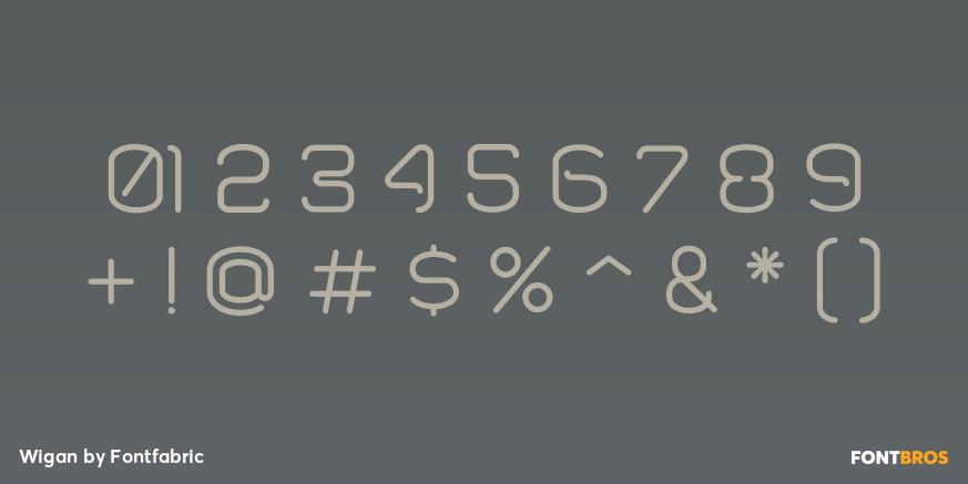 Wigan Font Poster #4