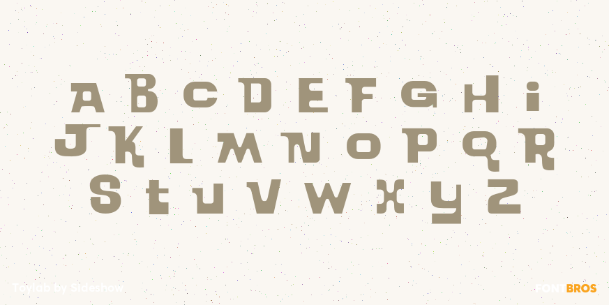 Toylab Font Poster #3