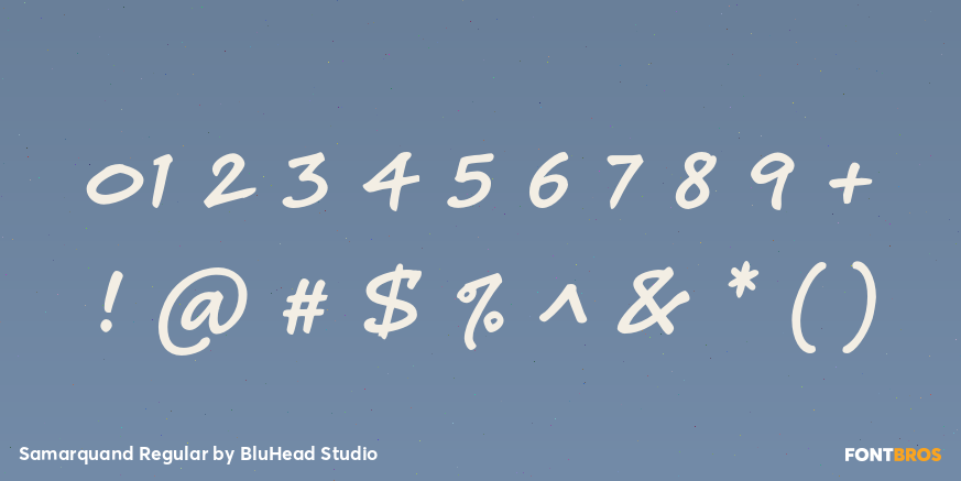 Samarquand Regular Font Poster #4