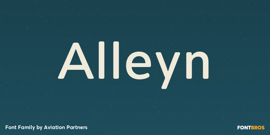 Alleyn Font Poster #1