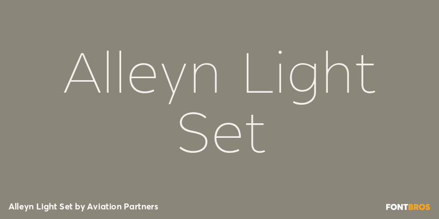 Alleyn Light Set Poster