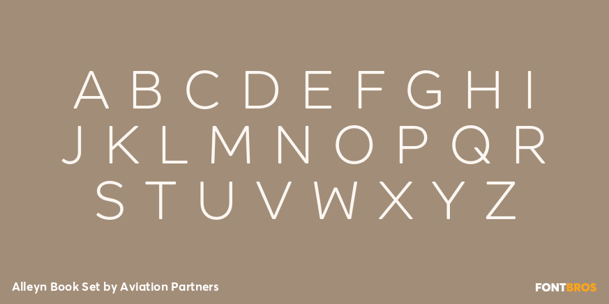 Alleyn Book Set Font Poster #2