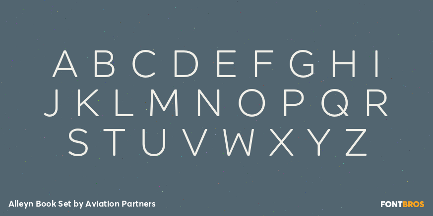 Alleyn Book Set Font Poster #1