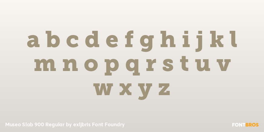 Museo Slab 900 Regular Font Poster #3