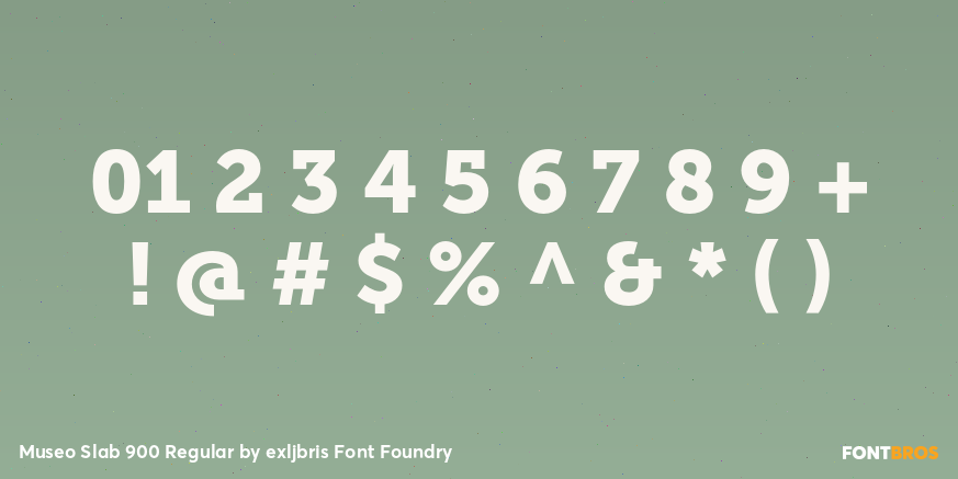 Museo Slab 900 Regular Font Poster #4