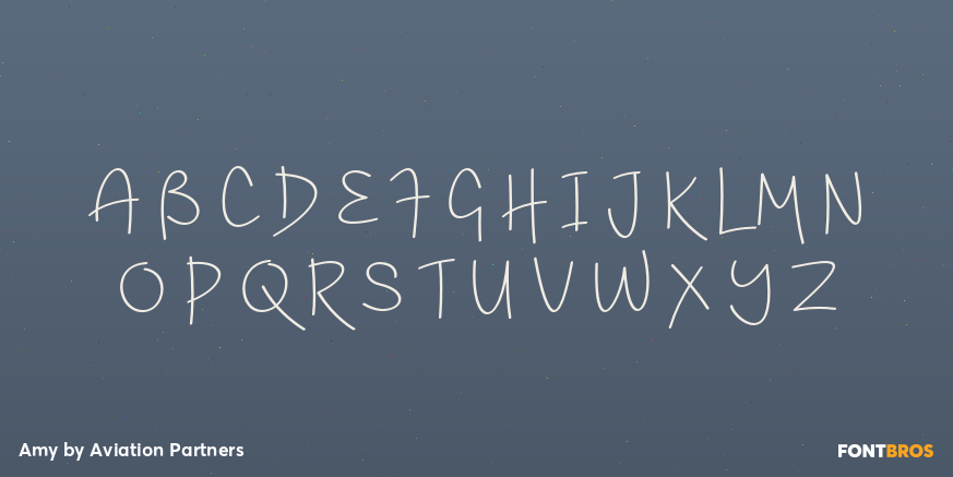 Amy Font Poster #1