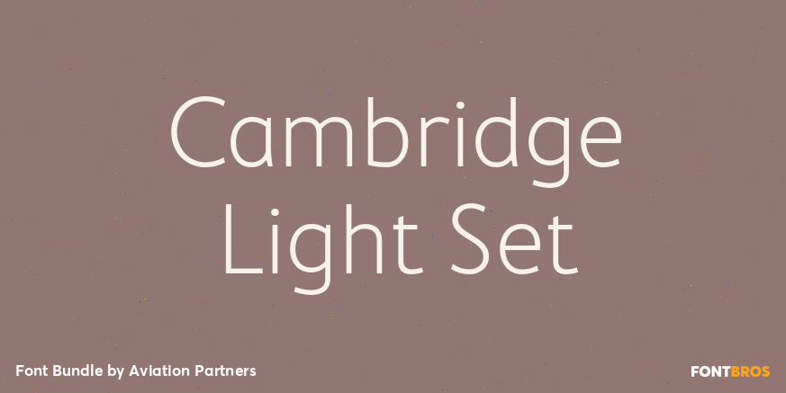 Cambridge Light Set Poster