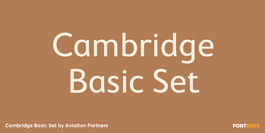 Cambridge Basic Set Poster