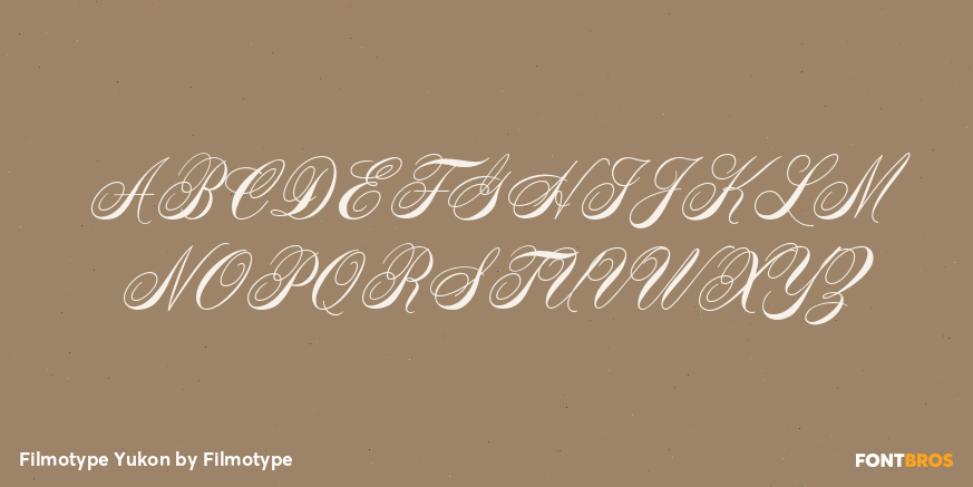 Filmotype Yukon Font Poster #2