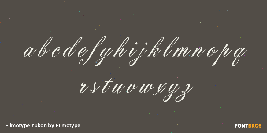 Filmotype Yukon Font Poster #3