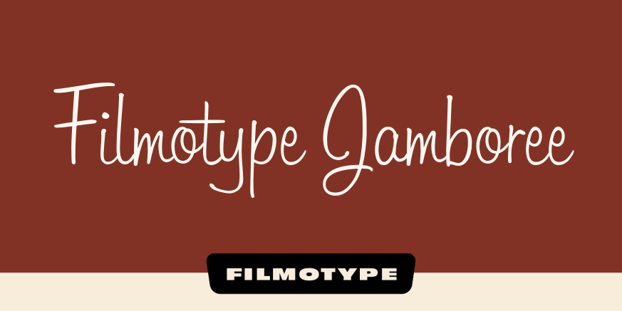 Filmotype Jamboree Font Poster