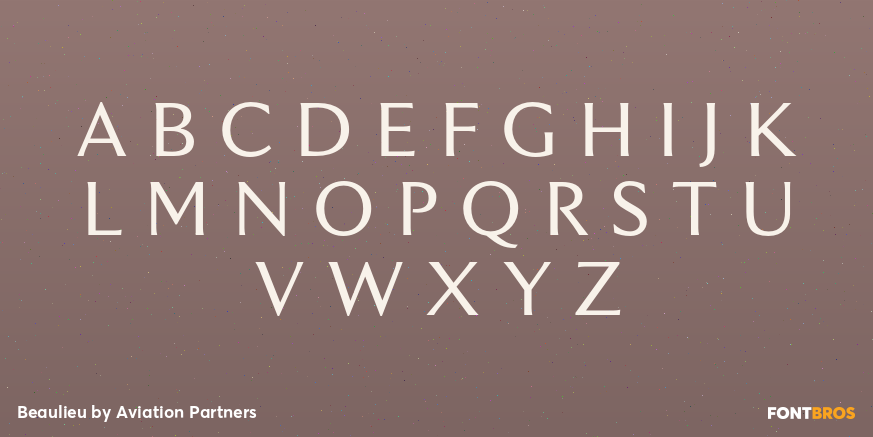 Beaulieu Font Poster #2
