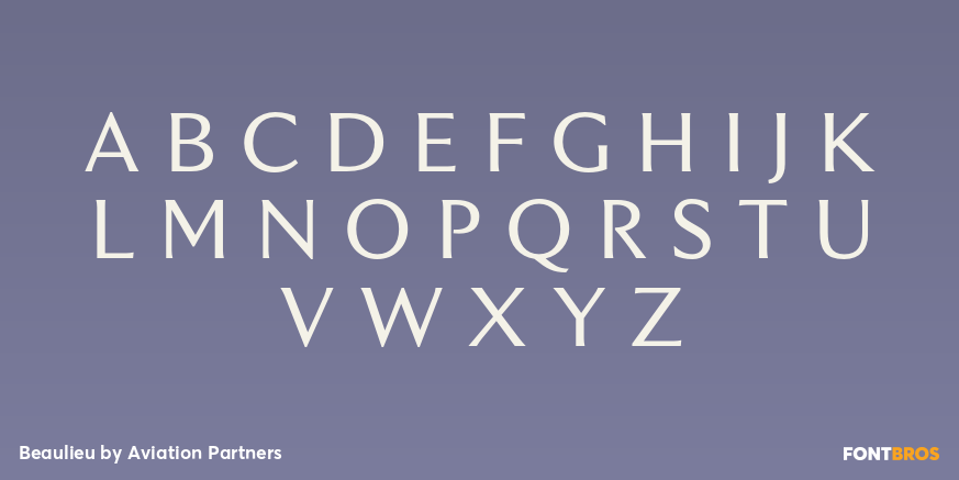 Beaulieu Font Poster #1