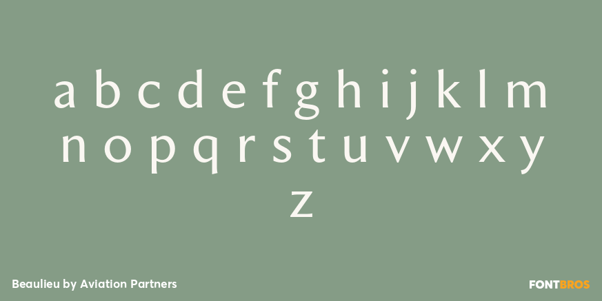 Beaulieu Font Poster #1