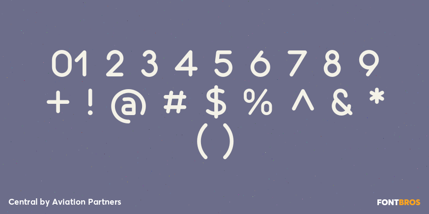 Central Font Poster #1