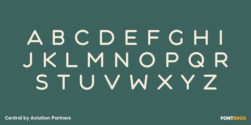 Central Font Poster #1