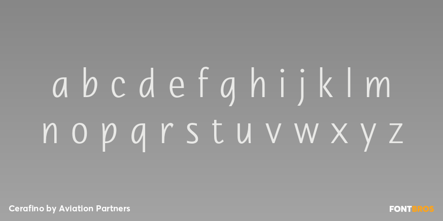 Cerafino Font Poster #3