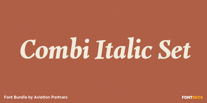 Combi Italic Set Poster