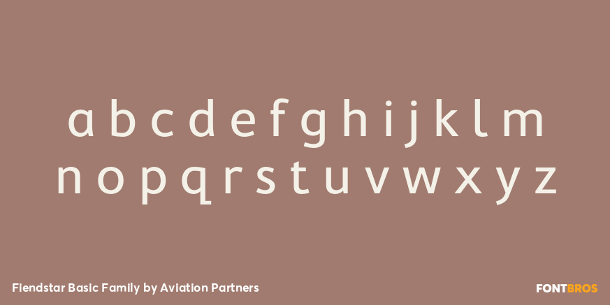 Fiendstar Basic Family Font Poster #1