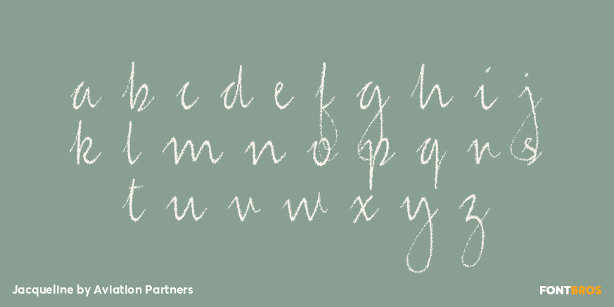 Jacqueline Font Poster #3