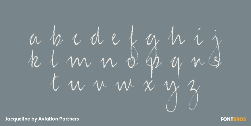 Jacqueline Font Poster #1