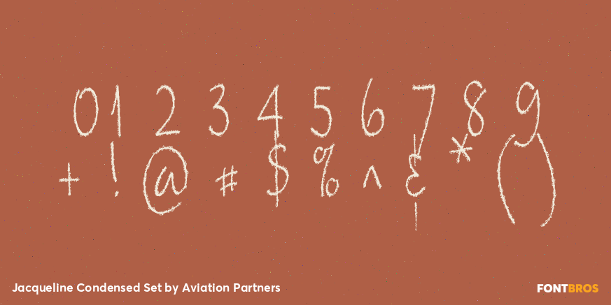 Jacqueline Condensed Set Font Poster #1