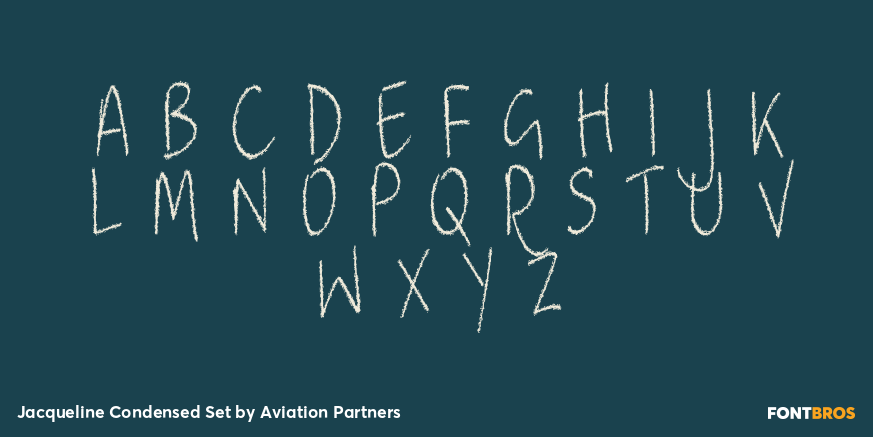 Jacqueline Condensed Set Font Poster #1