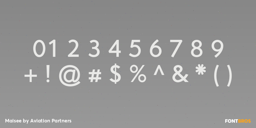 Maisee Font Poster #4