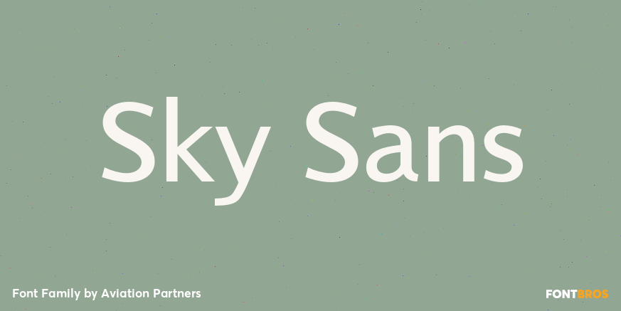 Sky Sans Poster