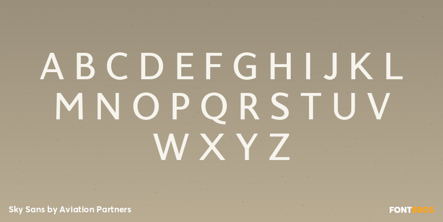 Sky Sans Font Poster #1