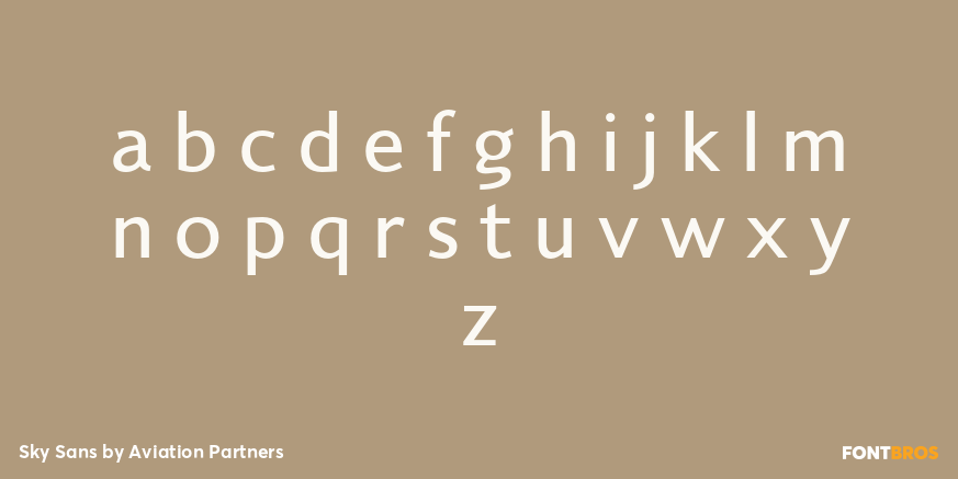 Sky Sans Font Poster #1