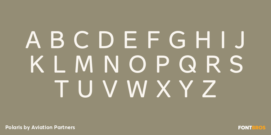 Polaris Font Poster #1