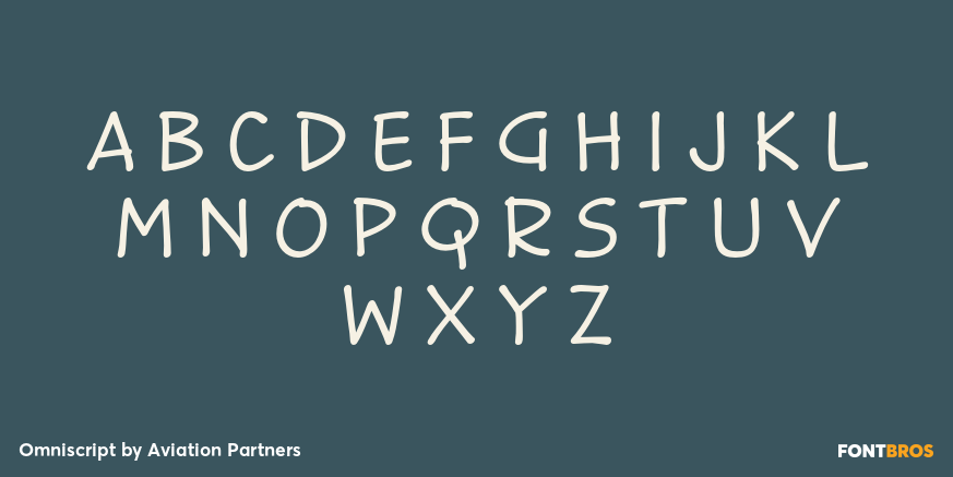 Omniscript Font Poster #2