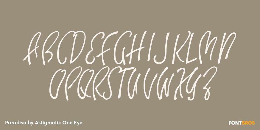 Paradiso Font Poster #2