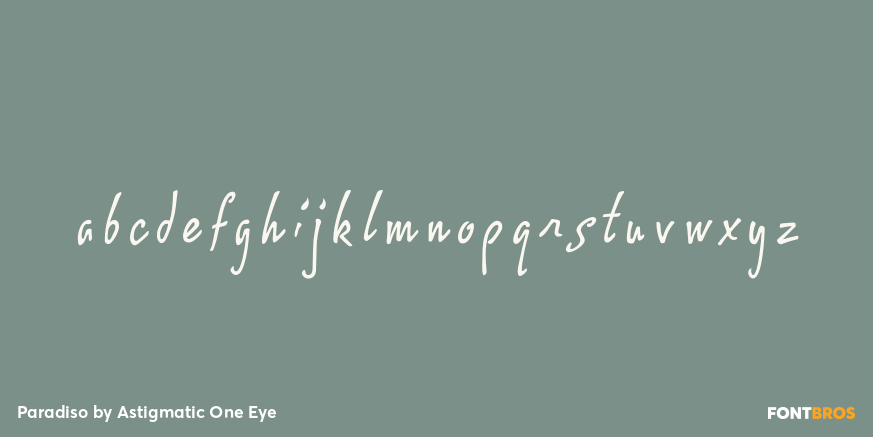 Paradiso Font Poster #3