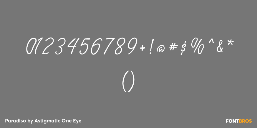 Paradiso Font Poster #4