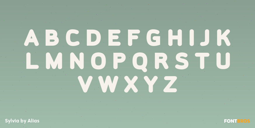 Sylvia Font Poster #2