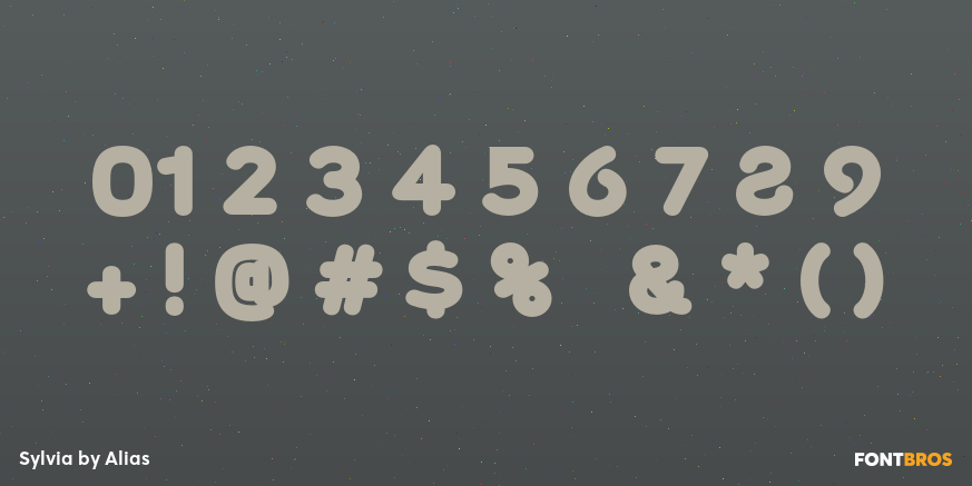 Sylvia Font Poster #4