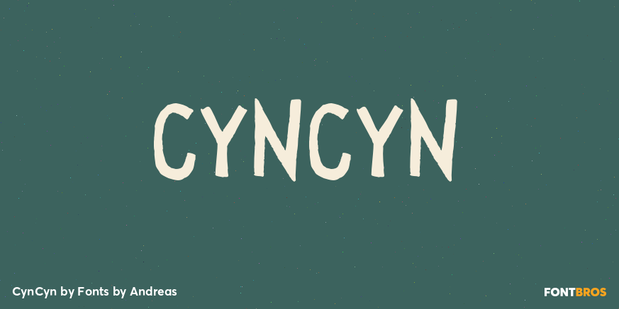 CynCyn Font Poster