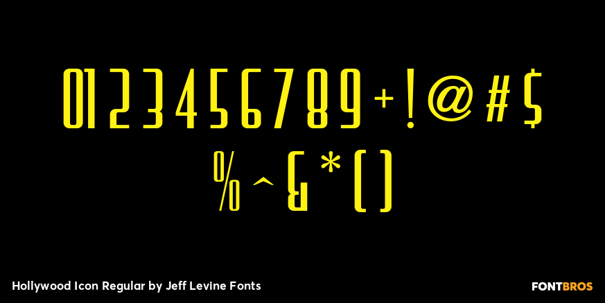 Hollywood Icon Regular Font Poster #4