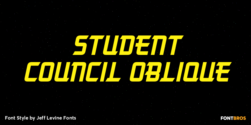 Student Council Oblique Poster