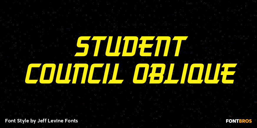 Student Council Oblique Poster